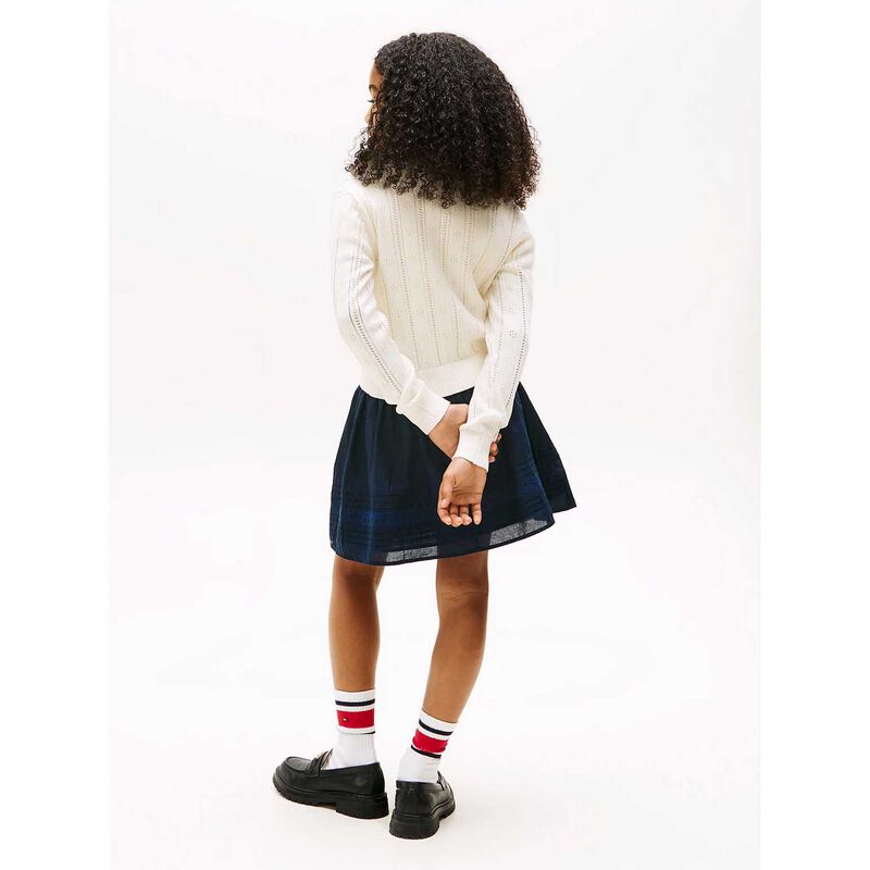 Tommy Hilfiger Pointelle Cardigan LS 8-10Y image number 3